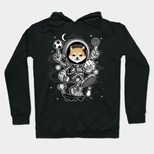 Astronaut Skate Dogelon Mars ELON Coin To The Moon Crypto Token Cryptocurrency Blockchain Wallet Birthday Gift For Men Women Kids Hoodie